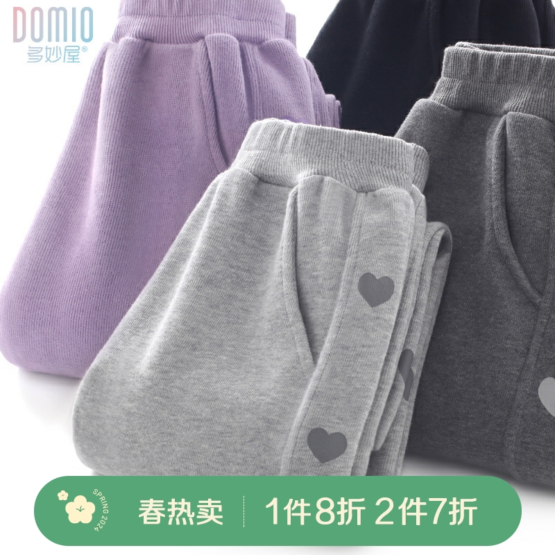 女童裤子春秋儿i童2024新款运动裤薄款大童卫裤外穿长裤休闲裤童