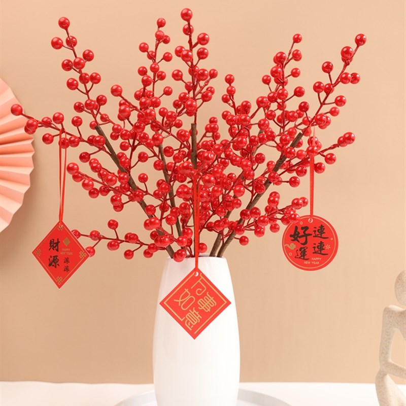 高档发财果摆件客厅玄关乔迁之喜搬家新居礼物新店开业新年装饰品