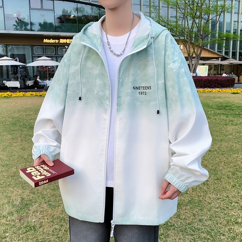 青少年防晒衣男夏季超薄款冰丝外套初高中学生运动夹克透气防晒服