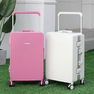 宽拉杆行李箱女24寸大容量密w码旅行箱男26寸铝框静音轮登机箱20