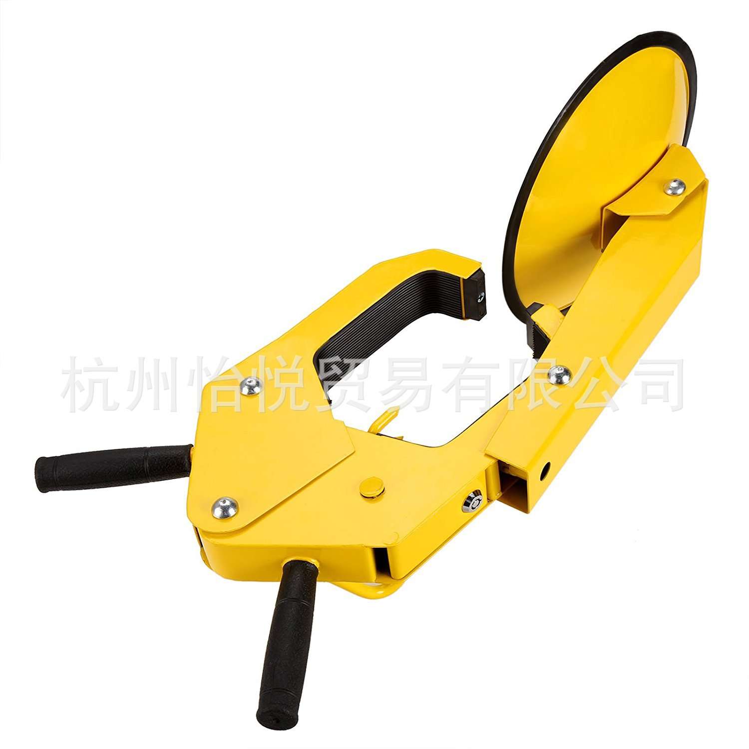 吸盘式汽车防盗车轮锁加厚轮胎锁锁车器小汽车车轮锁夹子锁防盗锁