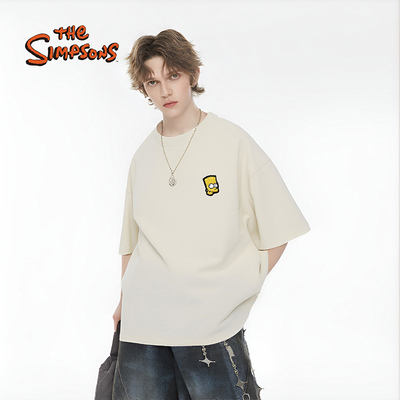 辛普森一家夏季圆领短袖纯棉T恤
