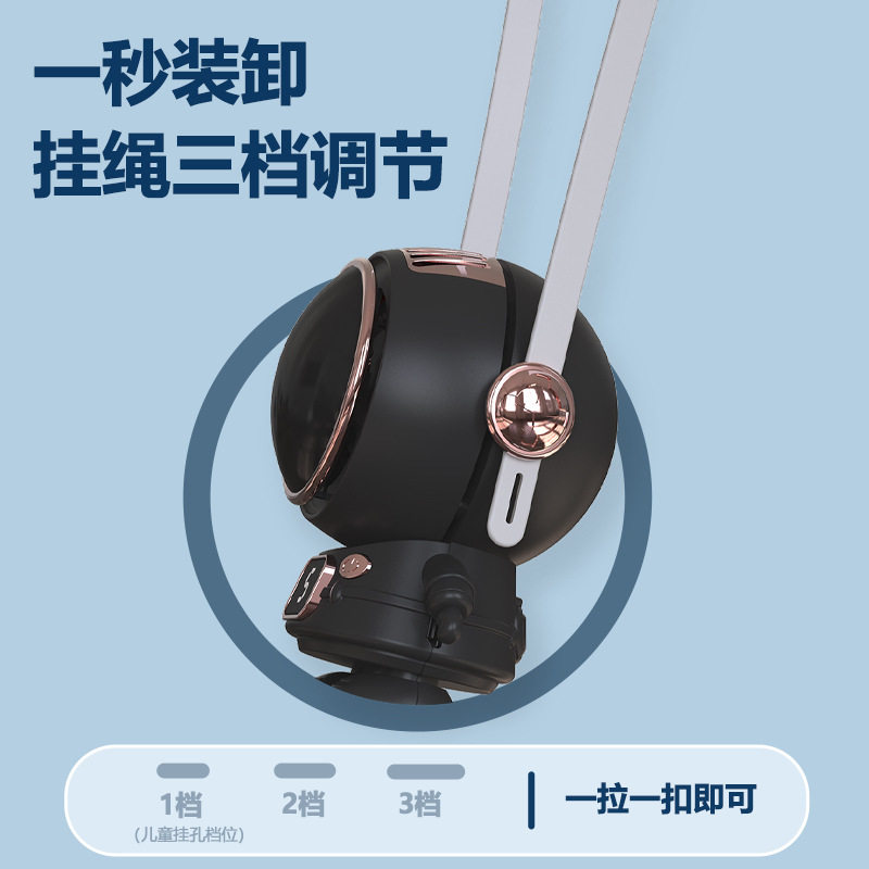 2025新款挂脖风扇卡通迷你静音