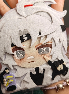 第五人格同人周边卢卡不织布挂件钥匙扣可爱少女心包包挂饰谷子