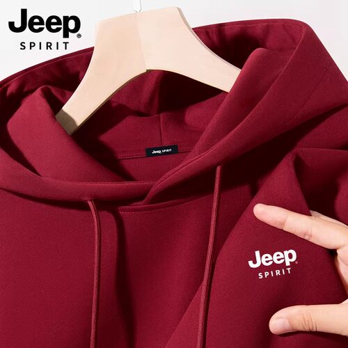 【本命年红色】吉普JEEP连帽卫衣