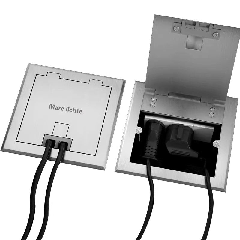 地板插座隐藏式隐形五孔电源电脑网络嵌入式内嵌式超薄地插