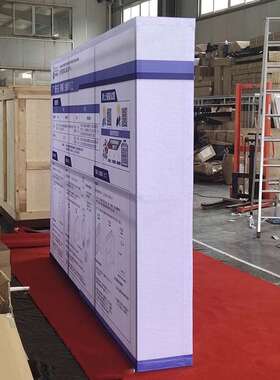 绿色展位展位搭YQ-ZW-00建告会制作广支架展展位展示会展展位