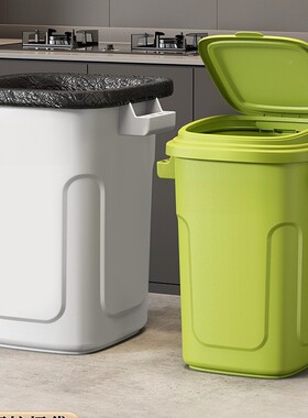 厨房垃圾家用2090026新款高带盖客厅生间商用轻奢大量号卫大桶容