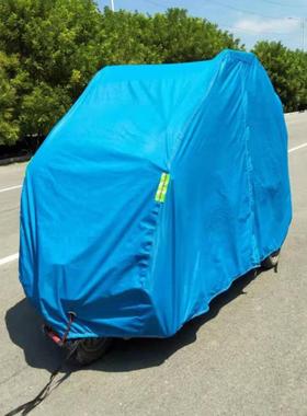 托加电动三轮车厚雨篷防雨车套摩四车车衣车罩防AL102301轮晒防冻