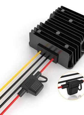 黑色外壳1V转5V212V转57流V直电源转换器DC-DC140电源升降6压器