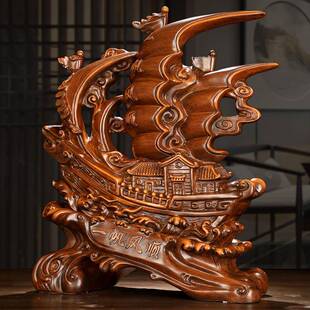 帆风顺摆件创家居一客玄关酒厅EPS柜老板桌办公室意工艺品厂家