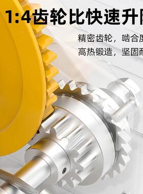 自锁手绞盘摇BNC1200磅磅1600250式0磅20米钢丝绳手摇绞盘