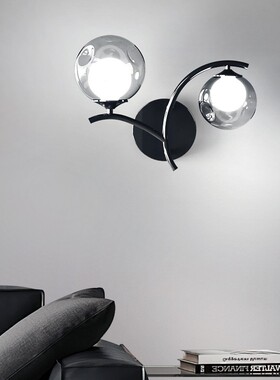 新26137+613围026床头壁灯卧过室款道灯儿童房壁灯全光谱护眼玻璃