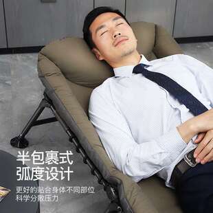 懒人豪华折叠CDF床加棉舒适三折床办室床午休午睡家用闲户外公休
