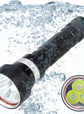 跨l境热DX3销D强X345灯潜水手电筒FL2ashlight水下光照射led手电