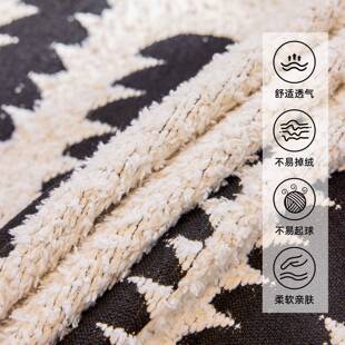 奢2025轻新林塔半边款四季通红用网沙发盖发布巾防滑沙套罩防猫抓