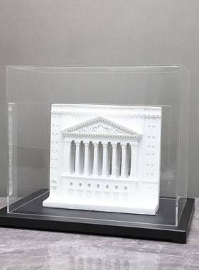 现代简约白宫样板售房楼部书卧亚克力+室房厅餐厅电视柜桌面玄客