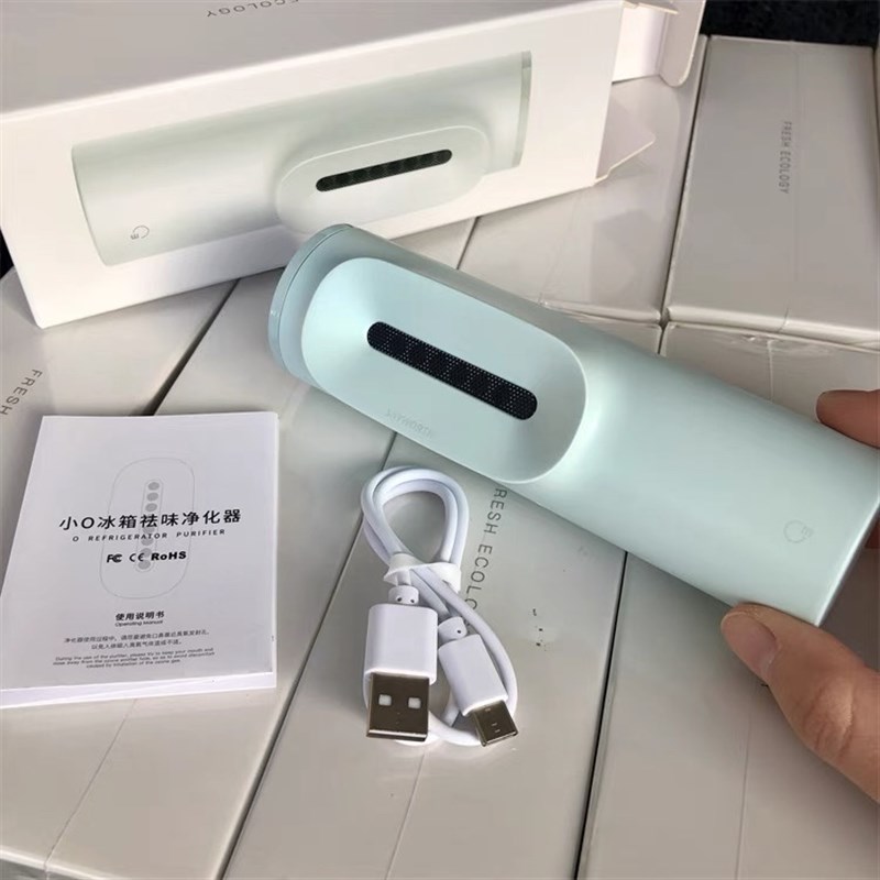 冰箱除味器臭氧杀菌除臭卫士空气净化除菌去味神器保鲜除异味外贸