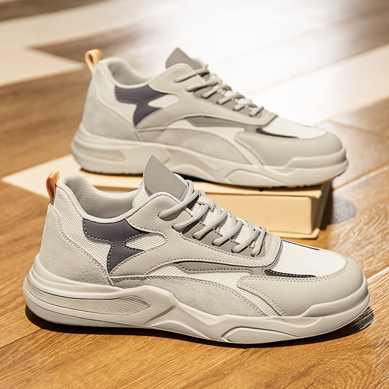 网面老爹鞋男士夏季薄款透气复古休闲男鞋国潮夏款轻便运动鞋男款