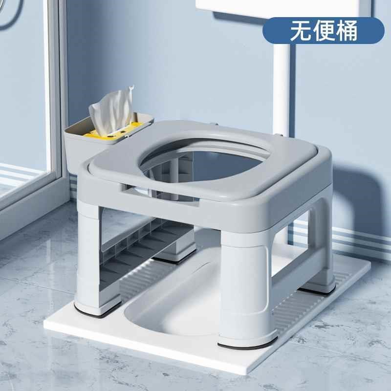 蹲便改坐便椅家用蹲厕神器孕x妇坐便器马桶移动老人上厕所凳子新