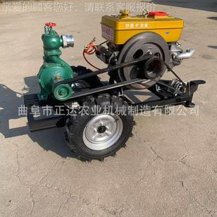 柴油QPY拖车款3寸高压灌水泵 扬150米双叶轮泵喷 矿区水除程尘喷