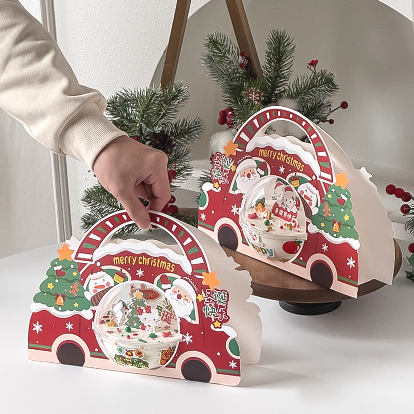 圣诞节蛋糕装饰围边蛋糕插件