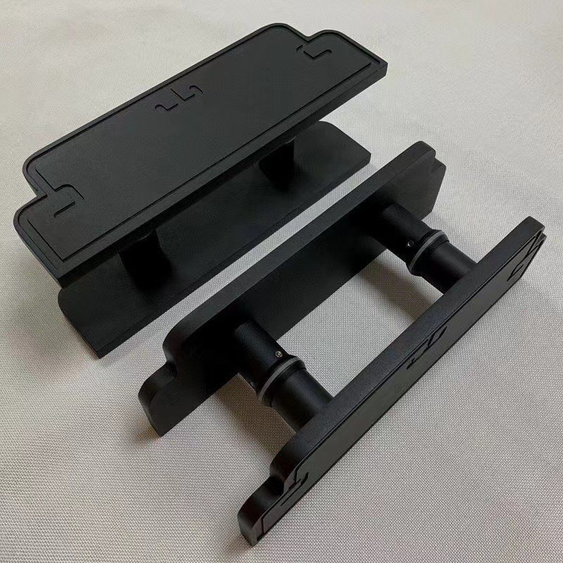 中式古铜大门拉h手玻璃门拉手仿古酒店会所对开门木门移门黑色把