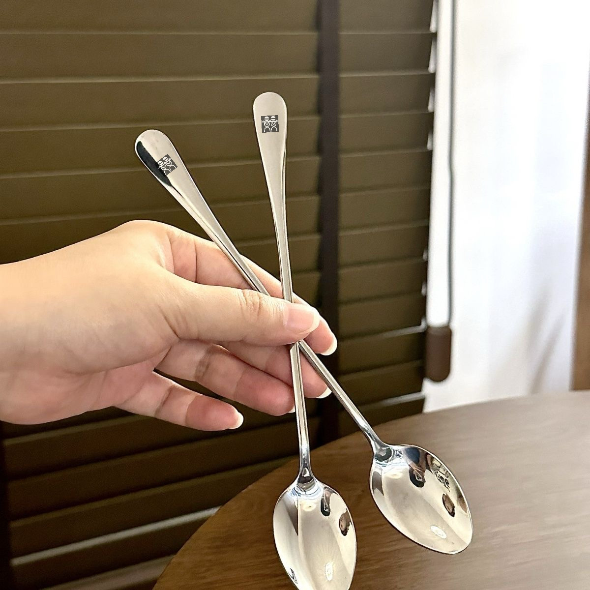 加厚不锈钢搅拌勺食品级沙冰勺子