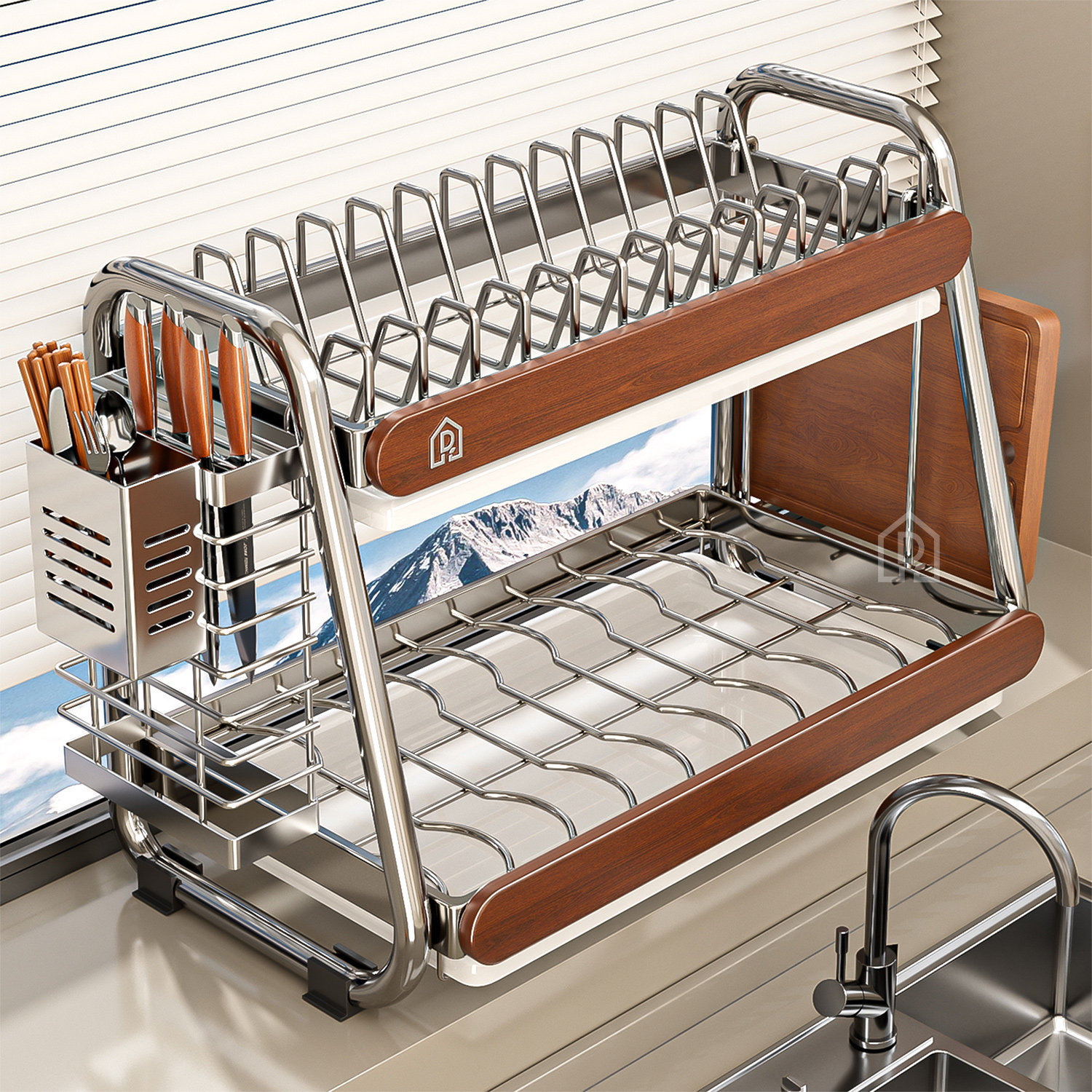 厨房置物架碗碟碗盘收纳架沥水架家用多功能放碗架碗筷收纳盒碗柜,厨房/烹饪用具,碗架,淘宝优惠券,粉丝福利购,淘宝优惠卷