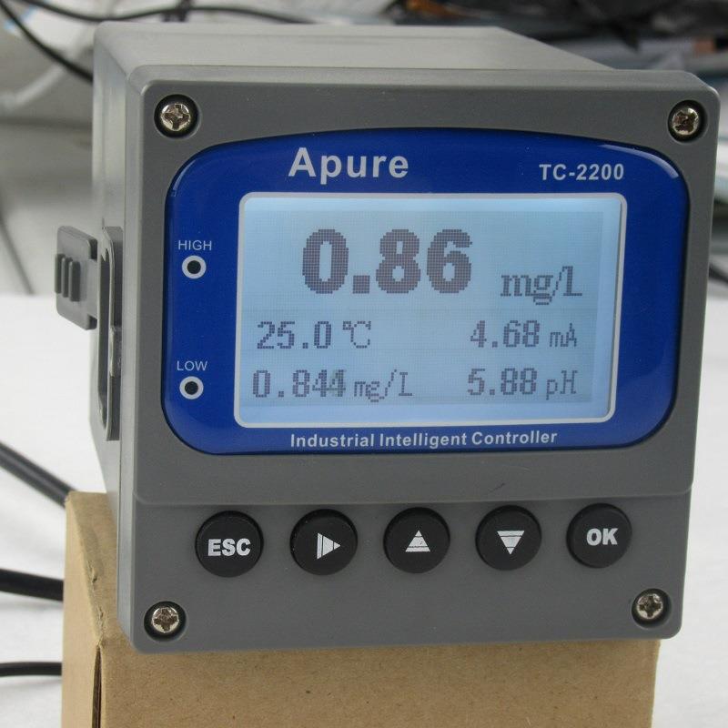 Apure水质检测余氯仪表TC-2200 余氯传感器探头水体氯含量控制器