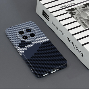 高山格纹纹理适用荣耀magic7手机壳magic7Pro菲林硬壳Magic6至臻版情侣男女magic5Pro创意magic4保护套潮牌