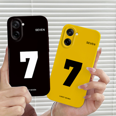 幸运数字7适用一加ACE5竞速版手机壳新款一加ACE5至尊版菲林硬壳镜头全包保护套ACE5男女生ins风潮时尚创意