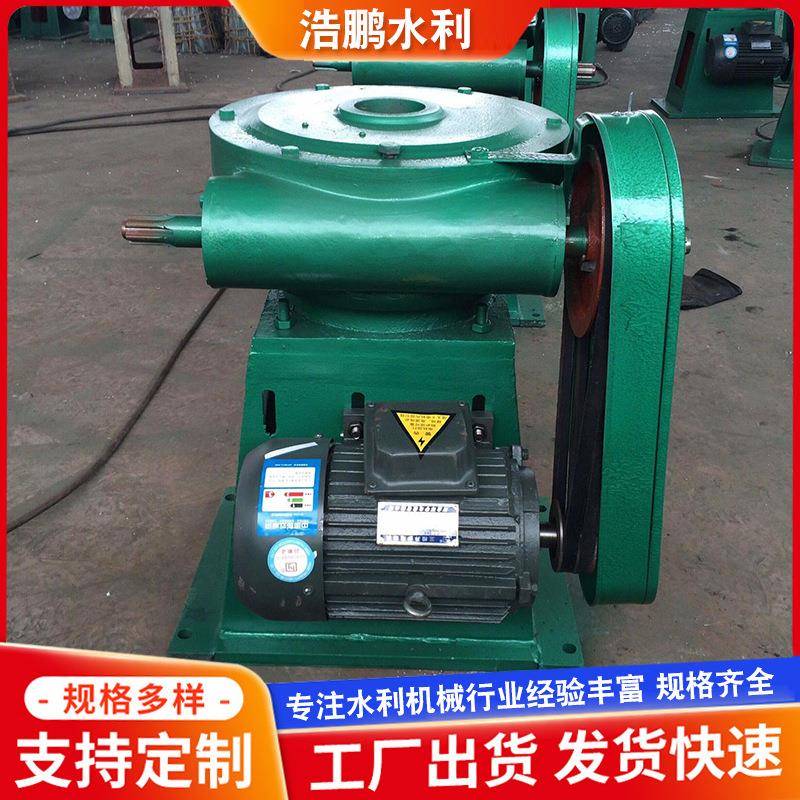 厂家供应一体式铸铁手电两用螺杆水闸门手动手轮侧摇式电动启闭机