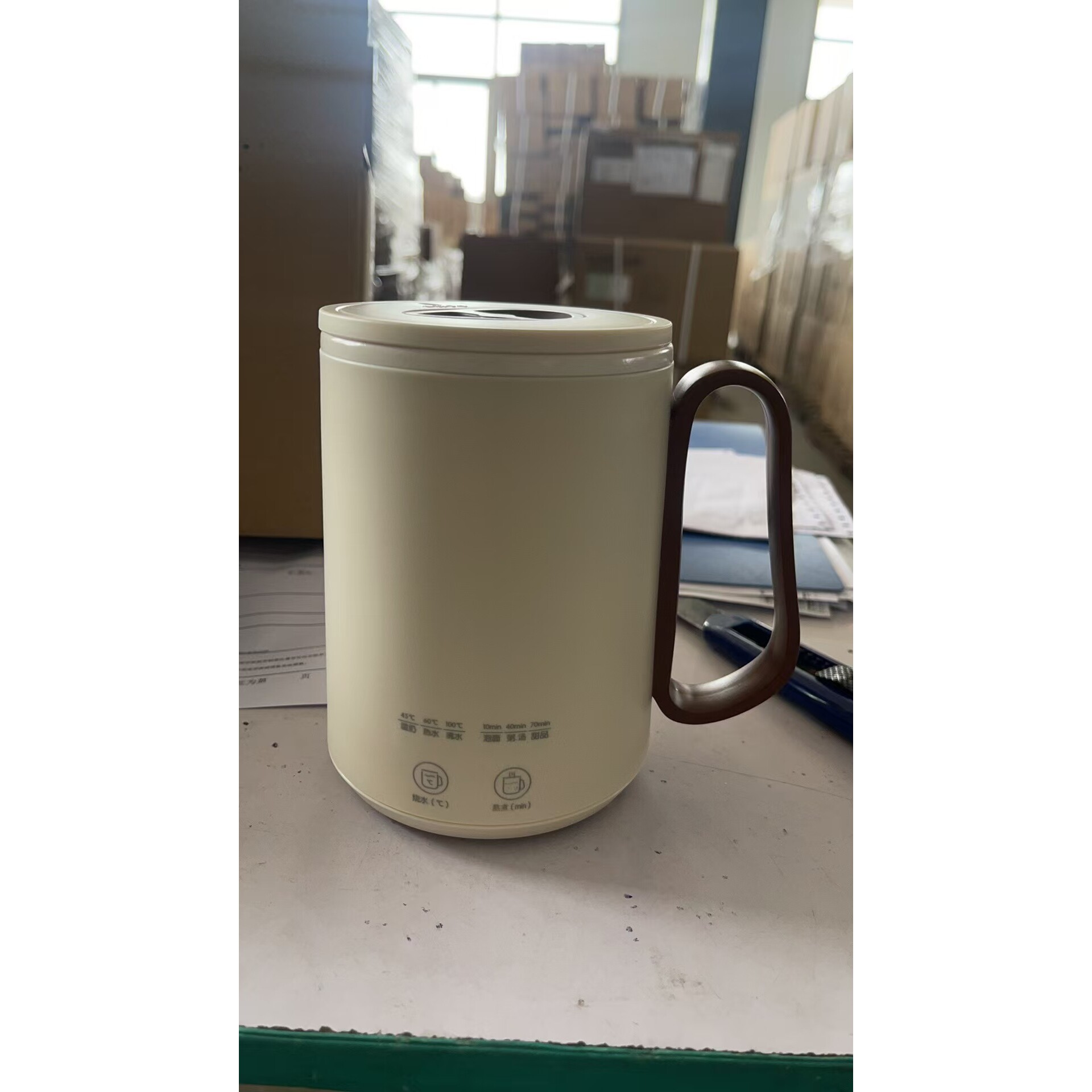 旅行电热水杯便携式电煮杯加热水杯保温一体小型迷你宿舍学生家用