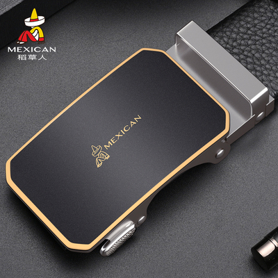 稻草人皮带男士正品真皮腰带高档牛皮商务潮2026新款年轻人裤腰带