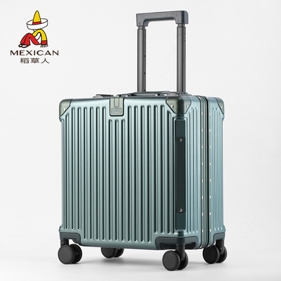 稻草人正品密码箱行李箱女小型拉杆男18寸登机皮箱2025新款旅行箱