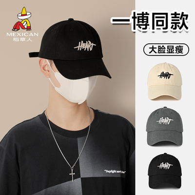 黑色深顶鸭舌帽子男款