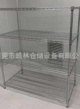 铬线网货架架镀带轮移子不锈钢SCV置物架多层动展示防静电线网货