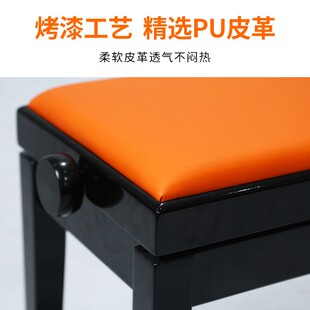 升调节可钢琴335凳带边框单人演奏凳木质乐凳器古筝电子琴厂降家