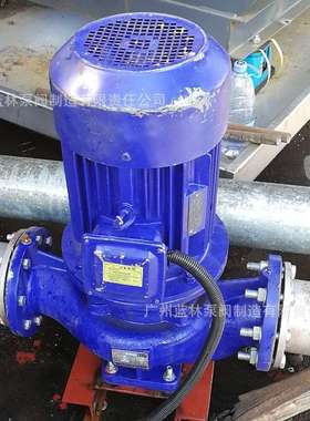 立式管道泵2寸三相离心泵I循H833G5增0-160不锈钢压环泵