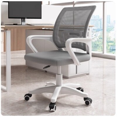 电脑椅椅职员电KOL竞升座降椅家用办公中学生转宿舍椅学习椅靠背