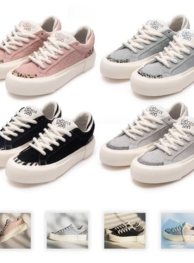 MATNUT  动物园系列 4色 明星同款  翻毛皮厚底增高 休闲男女板鞋