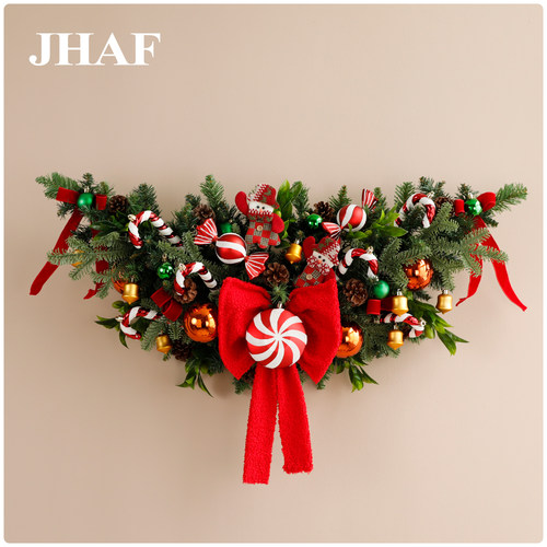 JHAF圣诞门楣月眉装饰品