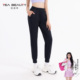 Tea 夏 普拉提健身裤 Beauty休闲运动长裤 女束脚跑步高腰显瘦瑜伽裤