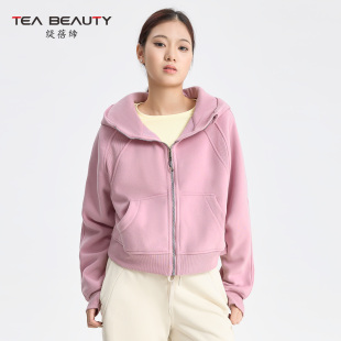 户外运动服加绒连帽卫衣 春秋冬季 Tea Beauty缇蓓缔瑜伽服外套女装