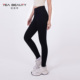 Tea 加绒普拉提运动骑行裤 Beauty秋冬瑜伽裤 女高腰提臀跑步健身裤