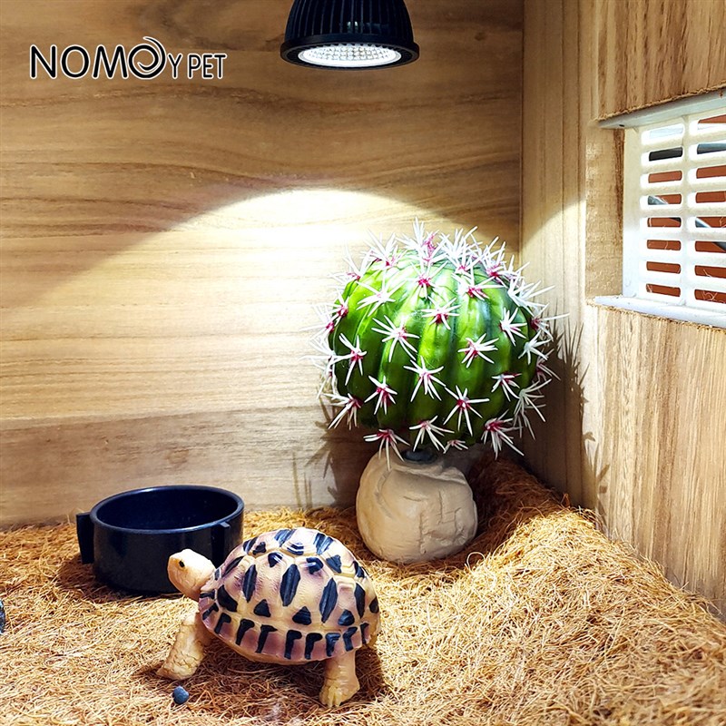 乌龟LED晒背灯全光谱太阳灯UVB补钙节能灯陆龟爬宠饲养盒龟缸晒灯