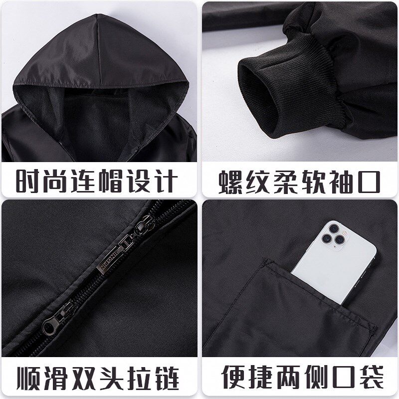 新款保暖加绒罩衣女外穿防水防污加厚长袖围裙定制大褂工作服外套