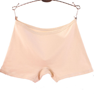 200斤妈妈胖mm全棉四角平脚短裤 纯棉高腰加大码 头 女士四角裤 内裤