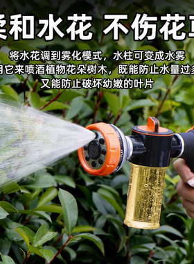 施肥水枪施药喷水枪家用水管洒水枪浇菜育苗浇水喷头花园浇花神器